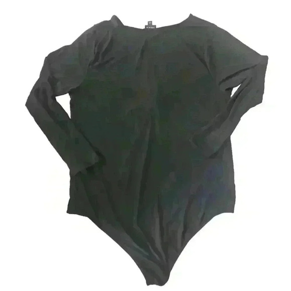 Torrid Womens Black Twist Front Long Sleeve Bodysuit 3 - Picture 10 of 14